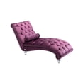 thumbnail image 5 of Leisure Concubine Sofa With Acrylic Feet Purple, 5 of 9