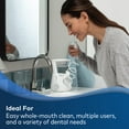 thumbnail image 2 of Waterpik Aquarius Water Flosser Professional For Teeth, Gums, Braces, Dental Care, Electric Power With 10 Settings, 7 Tips For Multiple Users And Needs, ADA Accepted, White WP-660, 2 of 3