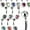 Aqua, variant on 316L Surgical Steel Internally threaded Belly Ring