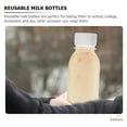 thumbnail image 3 of ULTNICE Transparent ABS Milk Bottles for Kitchen Use Safe Reusable Drink Bottles with Caps 20 Pieces, 3 of 8