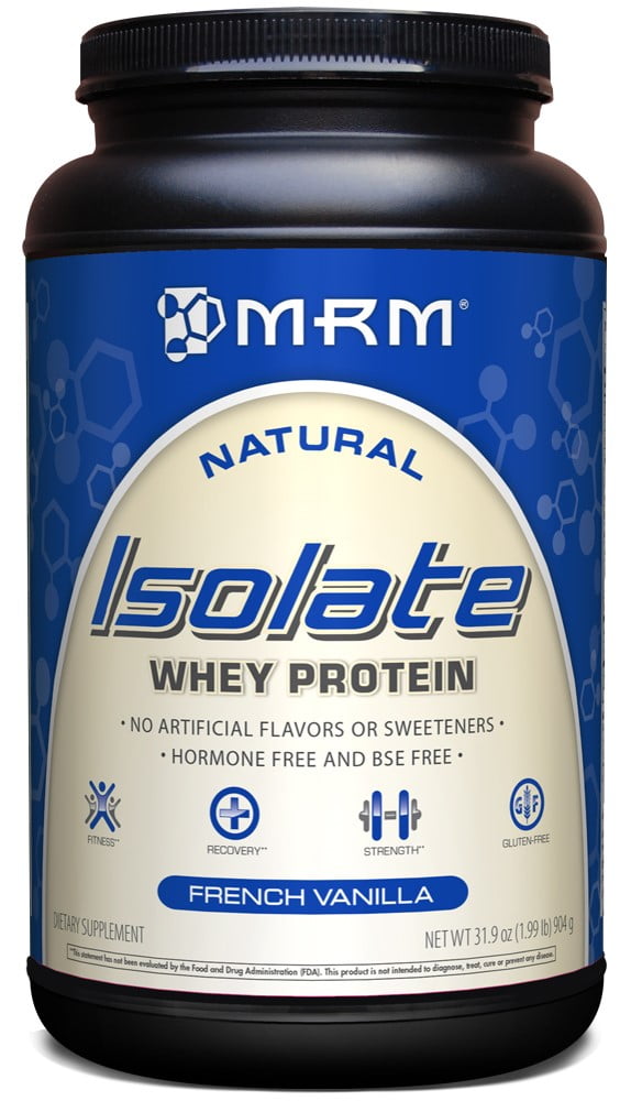MRM Isolate Whey Protein Powder, French Vanilla, 1.99 Lb