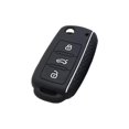 thumbnail image 2 of Étui de Protection en Silicone pour Clé Sans Clé Télécommande Boutons de Veste Protection Complète Fil Noir Blanc, 2 of 10