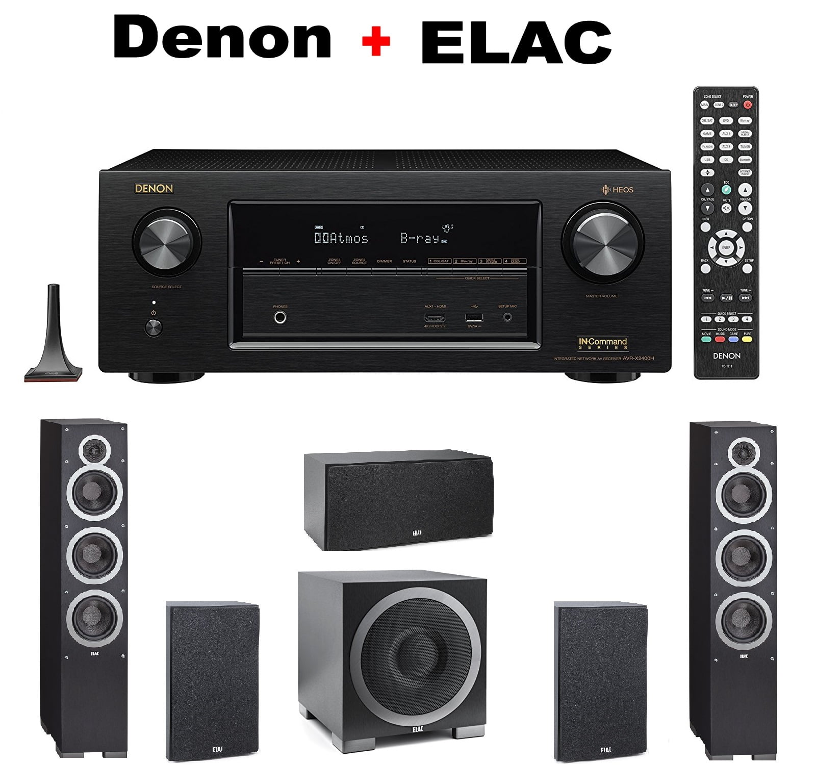 subwoofer denon receiver