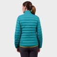 thumbnail image 3 of Izas Women's Etna Mount-loft Padded Jacket, Aqua Blue/Yellow, X-Small, 3 of 5