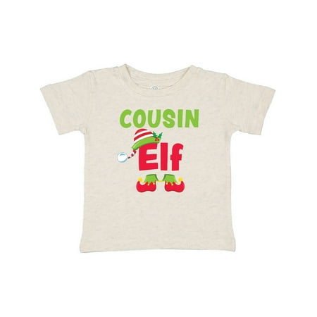 

Inktastic Christmas Cousin Elf Gift Baby Boy or Baby Girl T-Shirt