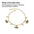 thumbnail image 3 of Qarigey Anklets Rhinestone Elegant Gold Angel Hanging Fashion Pendent Gifts Accessory Bracelets Beach Ornament for Women Girls Type3 NO3, 3 of 6