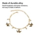 thumbnail image 2 of Minnieouse Anklets Rhinestone Elegant Gold Angel Hanging Beach Bracelets Fashion Gifts Pendent Accessory Ornament for Women Girls Type3 NO3, 2 of 6