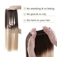 thumbnail image 4 of MY-LADY 20 Inch Invisible Wire Hair Extensions Synthetic Hair Extensions Secret Fish Line Headband Long Straight Hairpieces for Women, 4 of 8