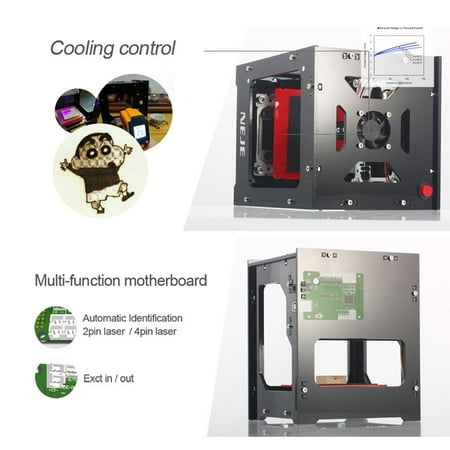 Neje Dk 8 Kz 1000mw Mini Laser Engraving Machine Diy Home Printer Of Equipment Walmart Canada