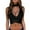 Black, variant on Beach Vacation Clothes for Women Cute Top Women Compression Shirts for Crop Shirt Bra Strap Top Business Casual Blouse Girls Heel Sandal Bra Bodysuit Shelf Workout Tank L