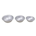 thumbnail image 4 of HOOWIFFY 6Pcs Aluminum Alloy Bath Salt Molds Semicircle Shape Silver for DIY Soap Making Household Use, 4 of 7
