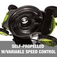 thumbnail image 2 of Sun Joe 48V Cordless 20" Self-Propelled Lawn Mower, 7-Position, 2 x 4.0-Ah Batteries & Charger, 2 of 12