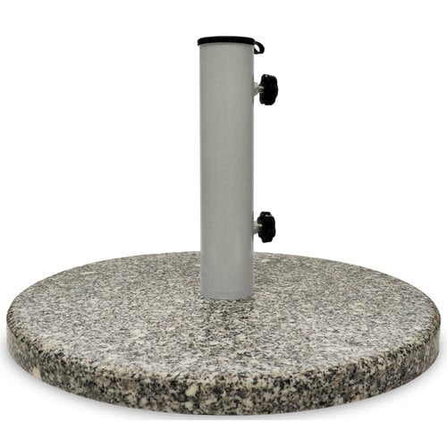 Granite Patio Umbrella Base 30 Pounds, 17.7 x 12.2", Black