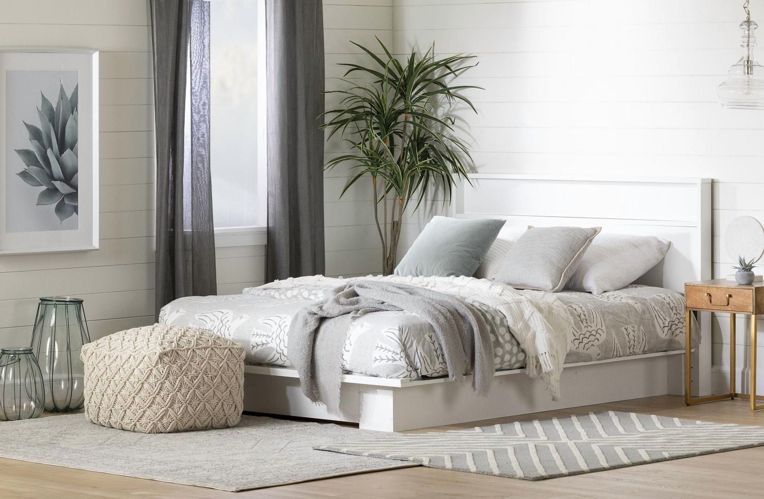 Lit plateforme avec tiroir de la collection Holland de Meubles South Shore - double/grand