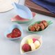 thumbnail image 5 of Nvzi Soy Sauce Dish,4Pcs Sauce Small Bowls,Dip Bowls,Sauce Dish,Small Bowls for Side Dishes Sushi Sauce,Wheat Straw Dishes Bowl Mini Appetizer Plates-Leaf Green, 5 of 5