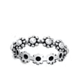 thumbnail image 4 of Cute Bubble Daisy Flower Halo Ring .925 Sterling Silver Band Jewelry Female Male Unisex Size 8, 4 of 4