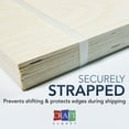 thumbnail image 2 of 20 Pack | 3mm 1/8th inch Premium Baltic Birch Plywood, 12” x 19”, Glowforge Ready, Hand Selected, Unfinished, Laser Engraving, CNC, Scroll Saw, by Craft Closet, 2 of 6