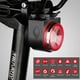 thumbnail image 2 of Luz trasera para bicicleta, luz trasera inteligente para bicicleta, luz trasera LED impermeable, control remoto con alarma ultrabrillante de 115 db, luz trasera para bicicleta recargable e impermeable, 2 of 5