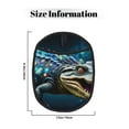 thumbnail image 3 of Pofeuu Starry Sky Colorful Crocodile Print Silicone Pot Mat Mitten With Hanging Loop Heat Resistant Oven Mitts Non-Slip Bbq Baking Smoking Potholders, 3 of 7