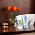 thumbnail image 6 of CHELIASD Acrylic Brochure Holder, Slanted Back Flyer and Pamphlet Display Stand for Countertop, Restaurant, Hotel Reception or Office Organization, 6 of 7