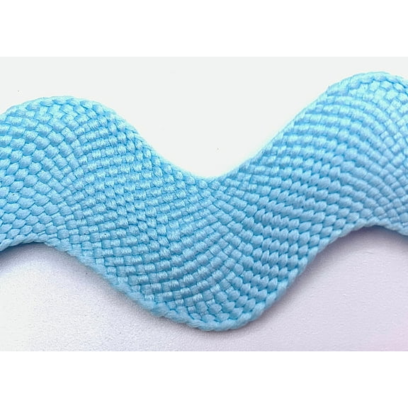 LT BLUE 1-1/8 INCH JUMBO RIC RAC