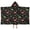 Black Cartoon Dinosaurs, variant on Black Cartoon Dinosaurs Roar Pattern Hooded Bath Towel，50"x30" for Ages 3 To 12 Kids, Quick Dry Lightweight Soft Microfiber Hood Beach Towel Cover Up for Kids