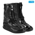 thumbnail image 4 of Waterproof Shoe Cover 30.5x24cm(XXL) Silicone Not-Slip Rain Overshoes Black, 4 of 6