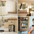 thumbnail image 2 of Spencer 4 Pack Strong Magnetic Cabinet Door Latch Stainless Steel Furniture Catches Closures for Kitchen Cupboard Wardobe Shutter Magnets, 2 of 9