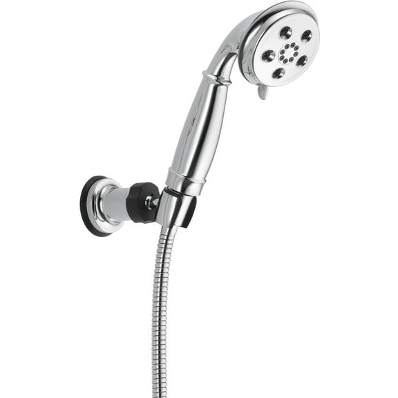 Delta Traditional Hand Shower Package Includes Hand Shower, Holder, and Hose, Available in Various Colors