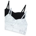 thumbnail image 4 of Wonder Nation Girls' Seamless Recycled Molded Longline Bra, 2-pack, Sizes XS-2XL, 4 of 4