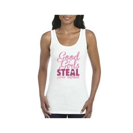Baseball Softball Tank Top - Softball Good Girls Women's Tank Top Clothes