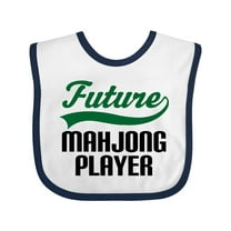 Inktastic Future Mahjong Player Boys Baby Bib