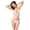 White, variant on Summer Women Halter Bandage Bikini Set Two-piece Solid Color Swimsuit Swimwear