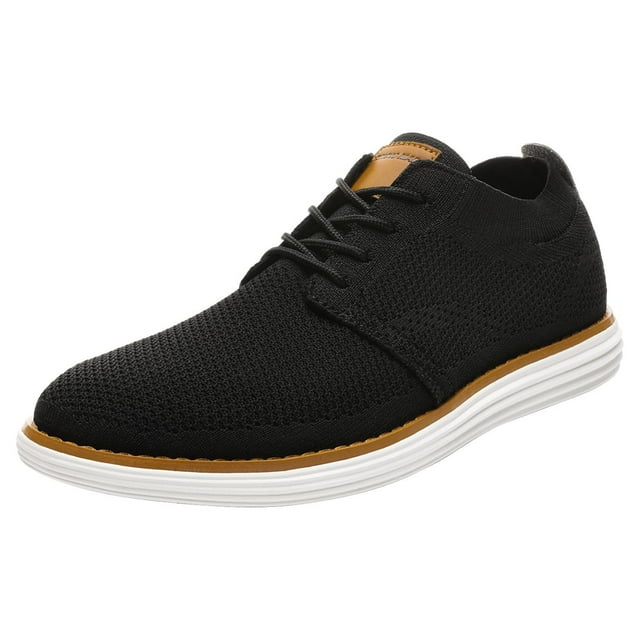 Bruno Marc, zapatillas de deporte con cordones de malla para hombre, Oxfords, ligeros, transpirables, informales, zapatos de trabajo GRAND-01 Bruno Marc GRAND-01