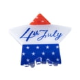 thumbnail image 1 of Alphabet Five Pointed Star Gold Powder Solid Color Pvc 8 Cm Clip Jewelry, 1 of 3