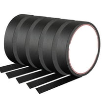 AME Black Painters Tape - 1 Inch x 55yards x 5 Rolls, Professional-Grade Masking Tape for Painting, DIY Crafts, Home & Auto | No Residue, Multi-Surface Adhesion
