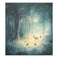 thumbnail image 6 of Yayeee Magnetic Dishwasher Cover for The Front Decoration Home Kitchen Machine Sticker Protector, Night Forest Scene, 6 of 6