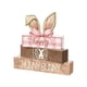 thumbnail image 2 of Decoraciones de Pascua, adornos de Pascua, regalos de Pascua, adorno de madera de conejito de Pascua, creativo, sensación envolvente para fiestas navideñas, decoración de mesas de granja, adornos de m, 2 of 7