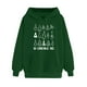 thumbnail image 5 of Pntutb Mujer Moda Impresión Manga Larga Bolsillo Pullover Camisa Blusa Sudaderas Con Capucha Pntutb Pntutb-2176, 5 of 5
