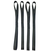18" Soft Loop Tie Down Straps, 4 Pack. 2,789 Lb Break Strength. Made in the USA