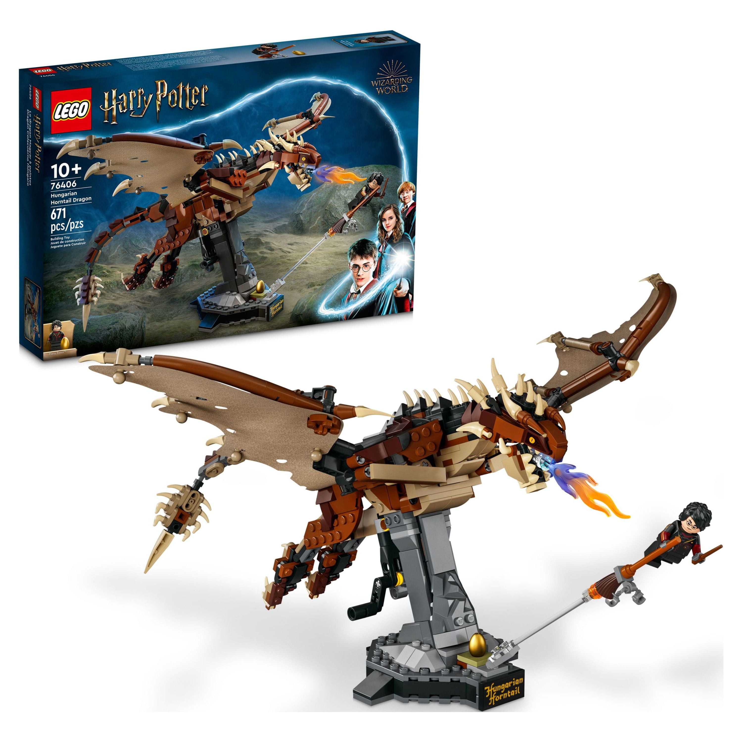Lego Harry Potter Hedwig (75979) & Fawkes (76394
