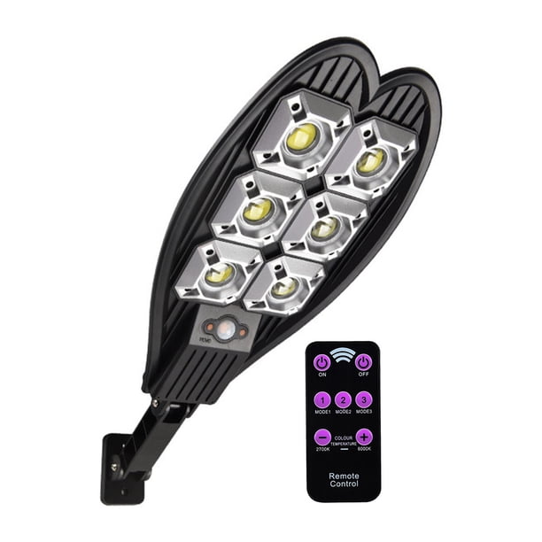 Sensor de movimiento negro de la luz del camino de la MAZORCA del LED de la seguridad al aire libre del LED COB para el patio del jardín