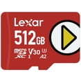 thumbnail image 1 of Lexar LMSPLAY512G-BNNNU Play Micro SDHC UHS-I Card, 1 of 5