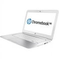 thumbnail image 3 of HP Chromebook 14-q010nr - Intel Celeron - 2955U - Chrome OS - HD Graphics - 2 GB RAM - 16 GB SSD - 14" HD BrightView 1366 x 768 (HD) - HP satin sparkle imprint finish in snow white, 3 of 4