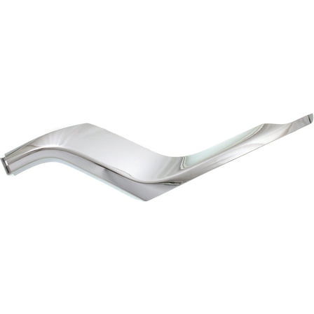 Bumper Trim Compatible With 2014-2016 Jeep Grand Cherokee Front, Left Driver Side, Outer Chrome