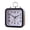 Black, variant on Lynono Quiet Travel Alarm Clock Battery Operated Analog Alarm Clock With Clear Display For Home Or Camping