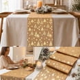 thumbnail image 4 of 2026 Christmas Home Party Decoration 28x275cm Christmas Table Runner Gold Foil Christmas Tree Print Holiday Table Runner Decorative Table Linen For Xmas Dinner Party Home Kitchen Dining, 4 of 7