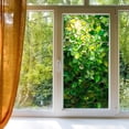 thumbnail image 4 of Window Privacy Film Stained Glass Window Film Decorative Window Sticker Privacy Film for Glass Door Heat Control UV Block Non-Adhesive Peel and Stick Rainbow Window Cling Reusable, 4 of 9