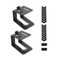 thumbnail image 1 of 2 soportes para altavoces de escritorio, soportes de mesa con inclinación de 5 grados, soportes pequeños para altavoces, base de metal para interiores, 1 of 9