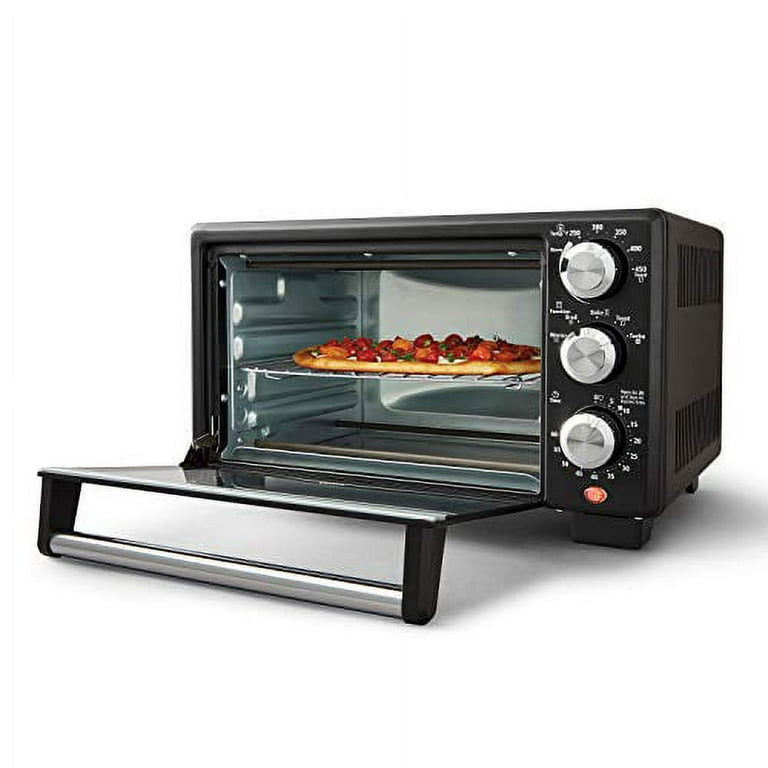 VEVOR Commercial Convection Oven, 47L/43Qt, Half-Size Conventional Oven  Countertop, 1600W 4-Tier Toaster w/ Front Glass Door, Electric Baking Oven  w/
